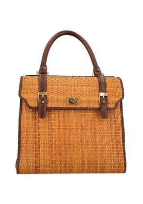 Vintage woven tote bag - Neutrals