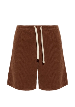 American Vintage Padow drawstring corduroy shorts - Brown