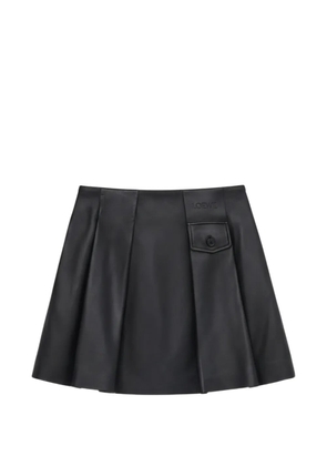 LOEWE pocket pleated mini skirt - Black