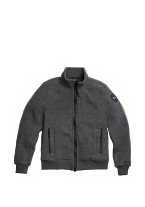 Canada Goose logo-patch zip jacket - Grey
