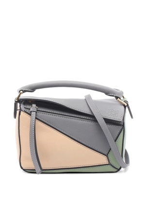 Loewe Pre-Owned 2020s mini Puzzle leather tote bag - Grey