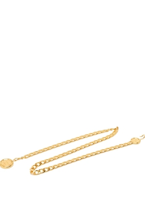 CHANEL Pre-Owned 2000-2025 Gold Plated CC Medallion Chain belt