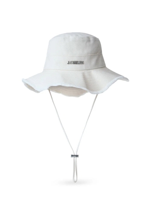 Jacquemus wide-brim textured hat - Neutrals