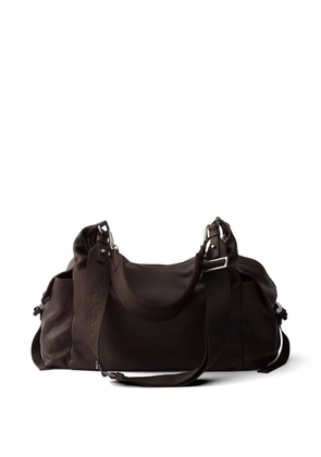 Prada Explore leather shoulder bag - Brown