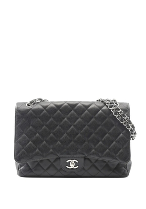 CHANEL Pre-Owned 2014 Matelassé Classic Flap chain-strap leather shoulder bag - Black