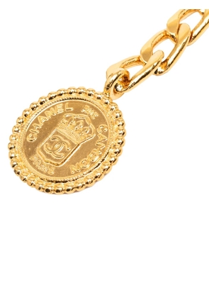 CHANEL Pre-Owned 20th Century Gold Plated CC Medallion Chain belt
