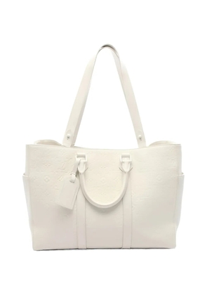 Louis Vuitton Pre-Owned 2010s Sac Plat 24H monogram leather shoulder bag - White