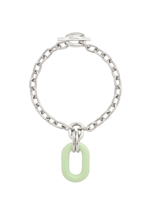 Rabanne oversized-pendant necklace - Silver