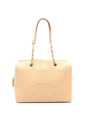 CHANEL Pre-Owned 1997-1999 Coco Mark chain shoulder bag - Neutrals