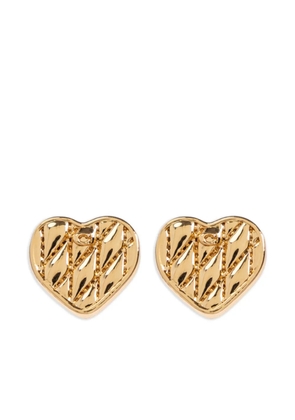 Coach heart-shaped earrings - Gold