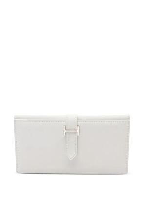 Hermès Pre-Owned 2007 Beardupree trifold long wallet - White