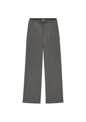 MSGM drawstring track pants - Grey