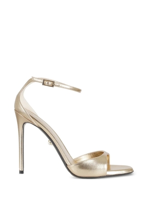 Alevì Bar 110 leather pumps - Gold