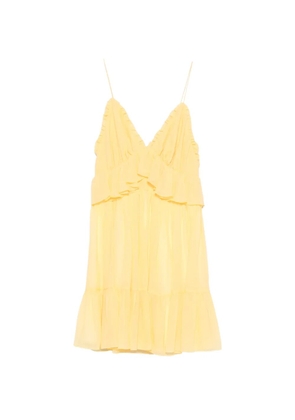 Raquel Diniz ruffled detail dress - Yellow