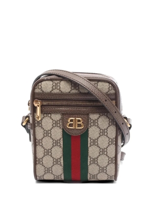 Balenciaga Pre-Owned x Gucci 2010s Hacker Project shoulder bag - Neutrals