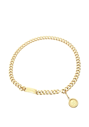 CHANEL Pre-Owned 1986 chain coco mark belt - Gold