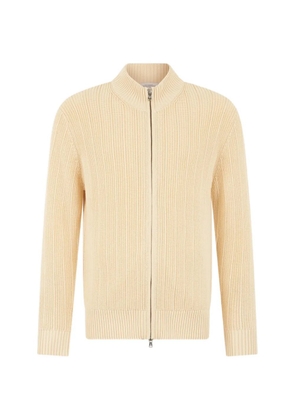 Ballantyne zip cardigan - Neutrals