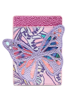 Kurt Geiger London butterfly leather cardholder - Pink