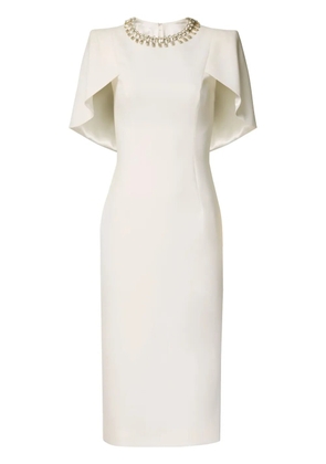 Jenny Packham Thalia midi dress - Neutrals