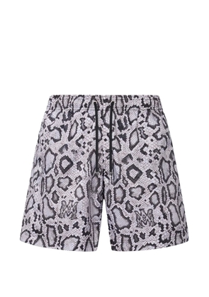 AMIRI snake-print swim shorts - White