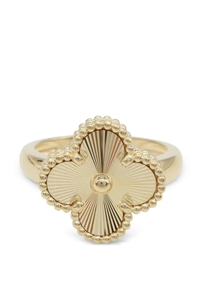 Van Cleef & Arpels Pre-Owned Alhambra Guilloché ring - Gold