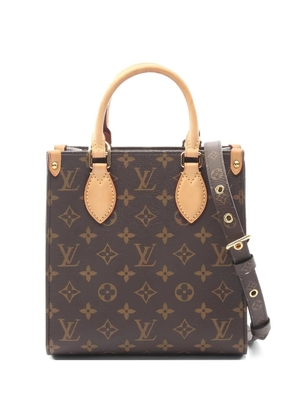 Louis Vuitton Pre-Owned 2021s BB Sac Plat monogram-canvas tote bag - Brown