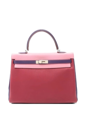 Hermès Pre-Owned 2011 35 Kelly ruby cassis togo tote bag - Pink