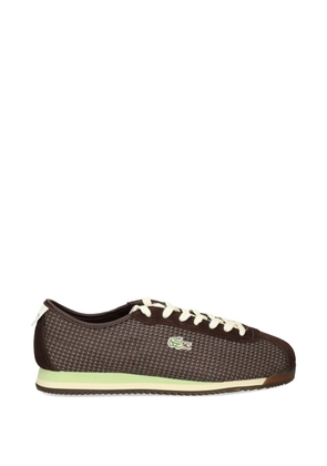 Lacoste suede logo sneakers - Brown