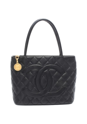 CHANEL Pre-Owned 2000-2002 reissue caviar tote bag - Black
