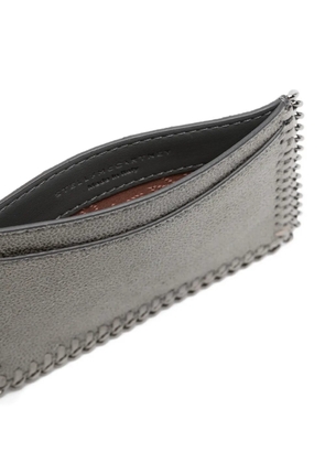 Stella McCartney logo-pendant cardholder - Grey