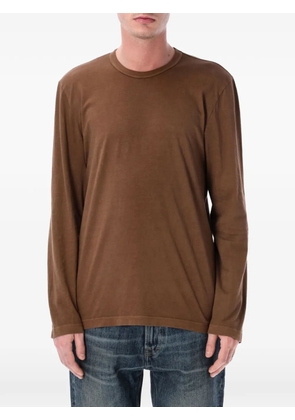James Perse long-sleeve crewneck T-shirt - Brown