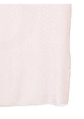 LIU JO logo-motif scarf - Pink