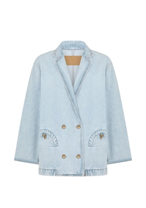 Blazé Milano Cory double-breasted pocket jacket - Blue