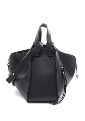 Loewe Pre-Owned 10s hammock leather handbag - Black