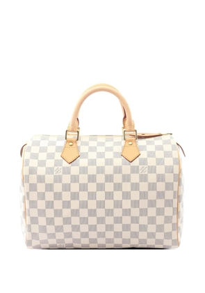 Louis Vuitton Pre-Owned 2006 30 Speedy Damier Azur handbag - White