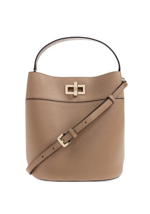Furla Amelia logo-plaque tote bag - Neutrals
