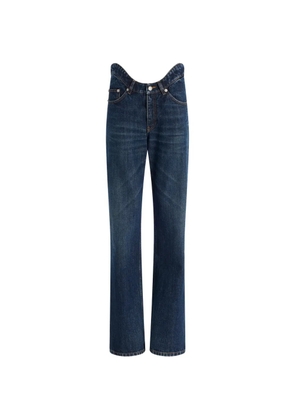 Jean Paul Gaultier The Curved bootcut denim jeans - Blue