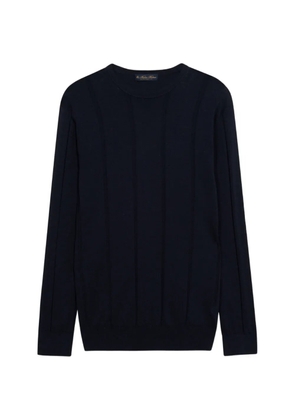 Brooks Brothers ribbed crew-neck sweater - Blue