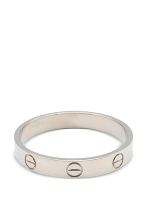 Cartier 2010s mini Love Ring engraved ring - Silver