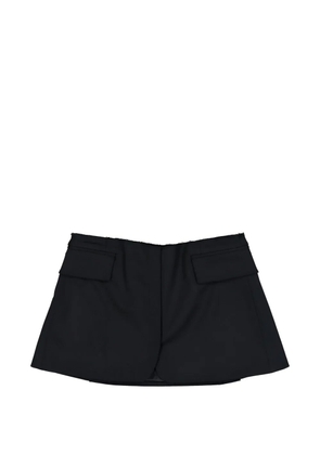 VETEMENTS deconstructed mini skirt - Black