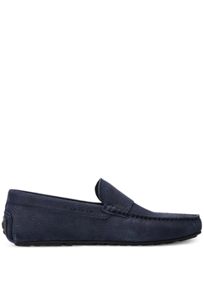 BOSS leather loafers - Blue