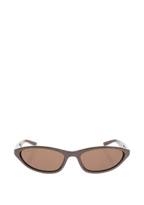 Balenciaga Eyewear oval-frame sunglasses - Brown