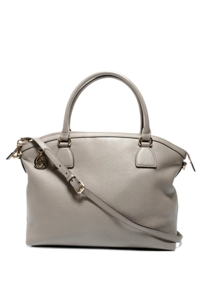 Gucci Pre-Owned 2010s Interlocking-G leather tote bag - Grey