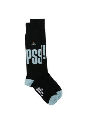 Vivienne Westwood logo-print socks - Black