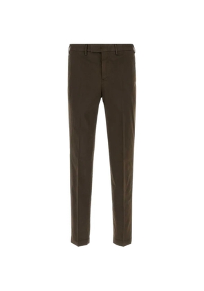 PT Torino belt-loops trousers - Brown