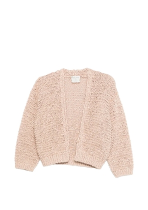 Forte Forte open-front knitted jacket - Neutrals
