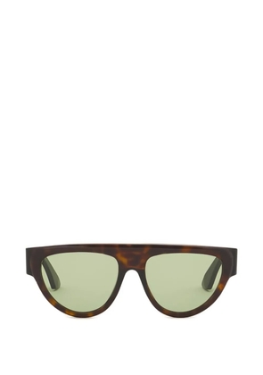 Marni full-rim flat-top sunglasses - Brown