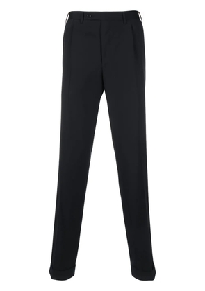Canali straight-leg wool tailored trousers - Blue