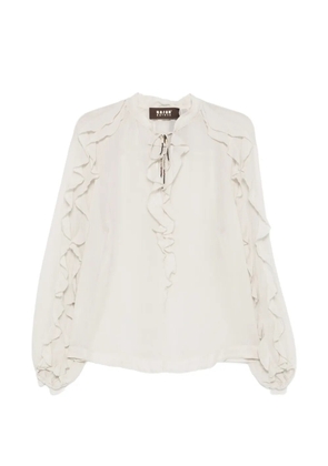 Bazar Deluxe ruffled shirt - Neutrals