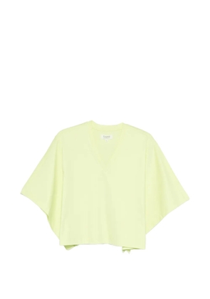 PSOPHIA V-neck short-sleeved T-shirt - Yellow